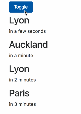 Query animation